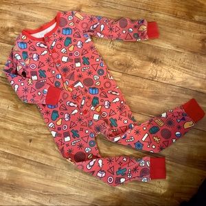 Arborist One-Piece Bum-Opening Button Footless PJs